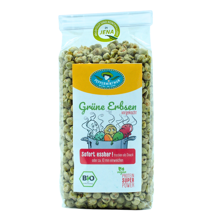 Bio Grüne Erbsen - vorgekocht