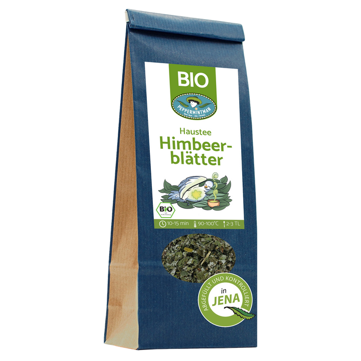 Himbeerblätter, geschnitten, Bio