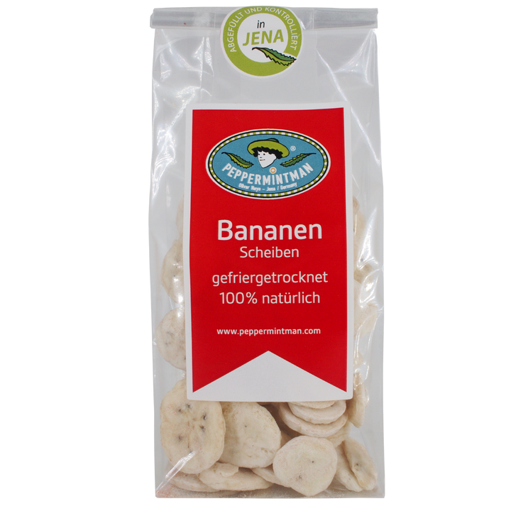 Banana slices - freeze-dried. - 100% natural