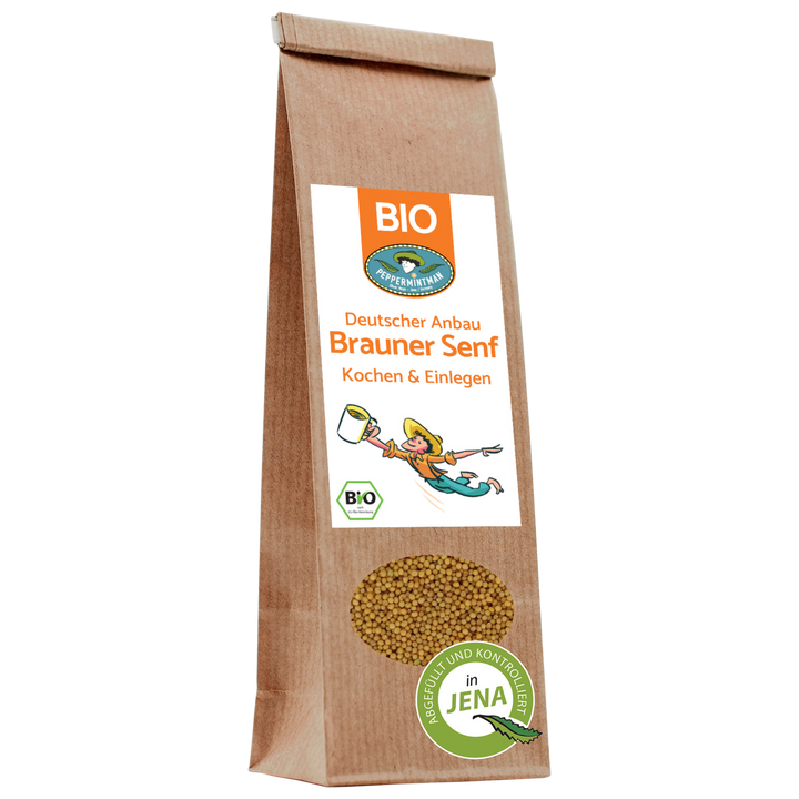 Graines de moutarde brune bio - culture allemande