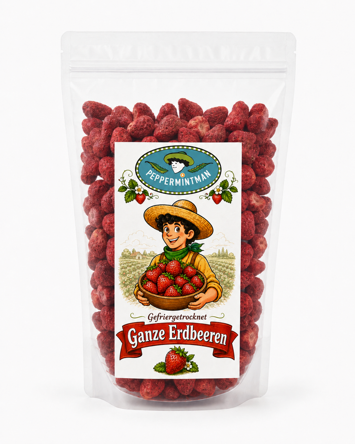 Fraises - fruits entiers - 100% naturelles, lyophilisées