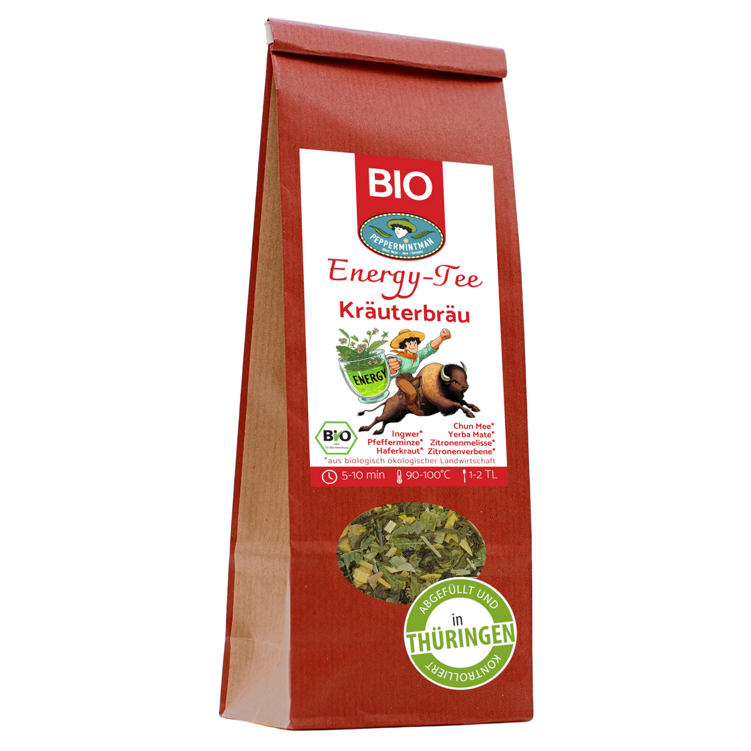 Bio Energy-Tee - Mischung aus Koffeinboostern