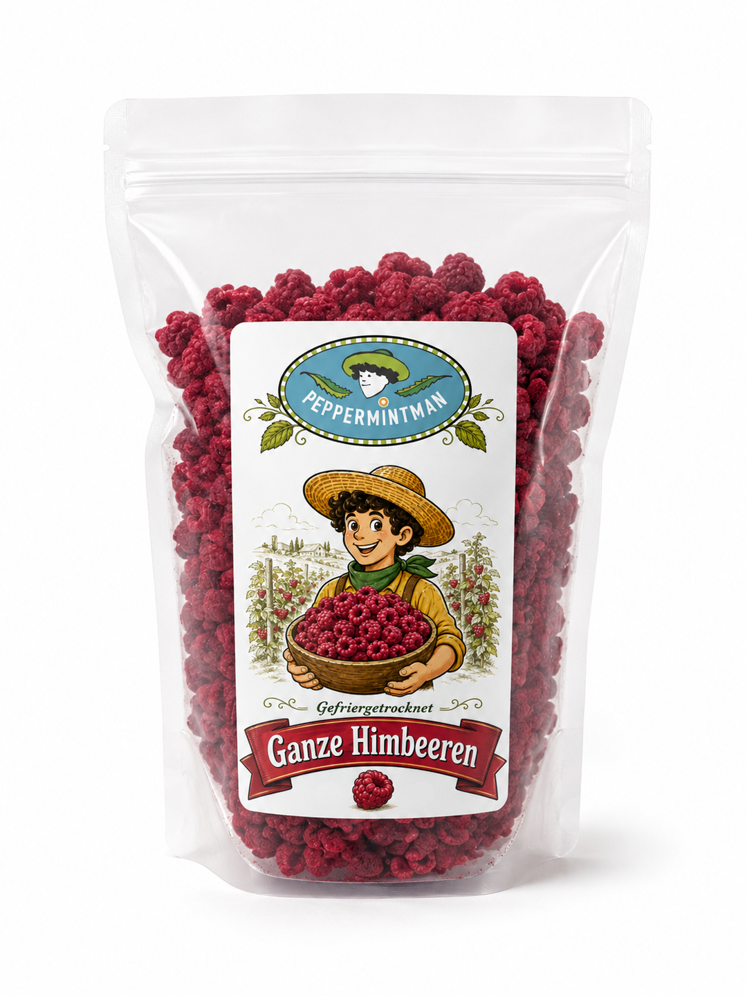Himbeeren - ganze Früchte - gefriertrocknet - 100 % natürlich