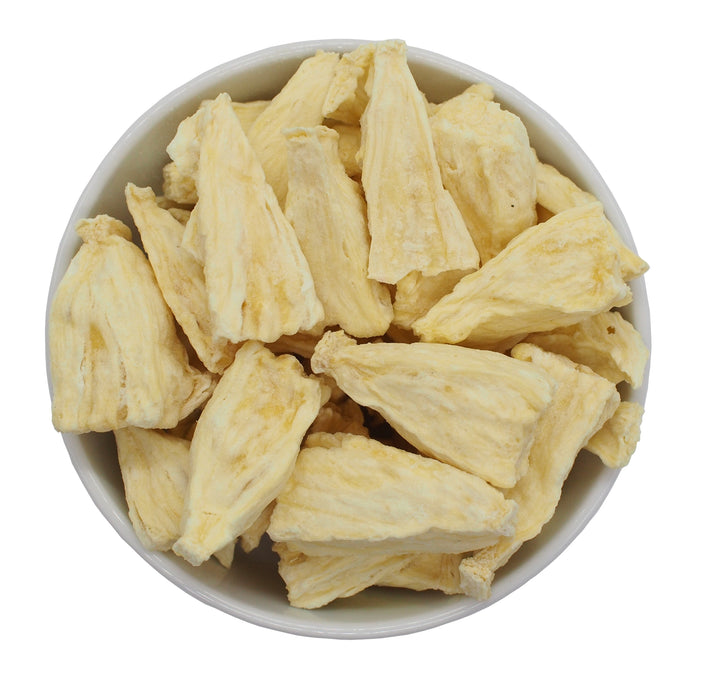 Student food - strawberry, banana, pineapple - freeze-dried