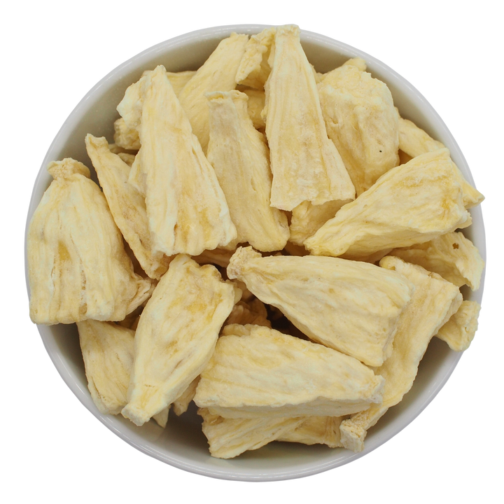 Pineapple pieces - freeze-dried. - 100% natural