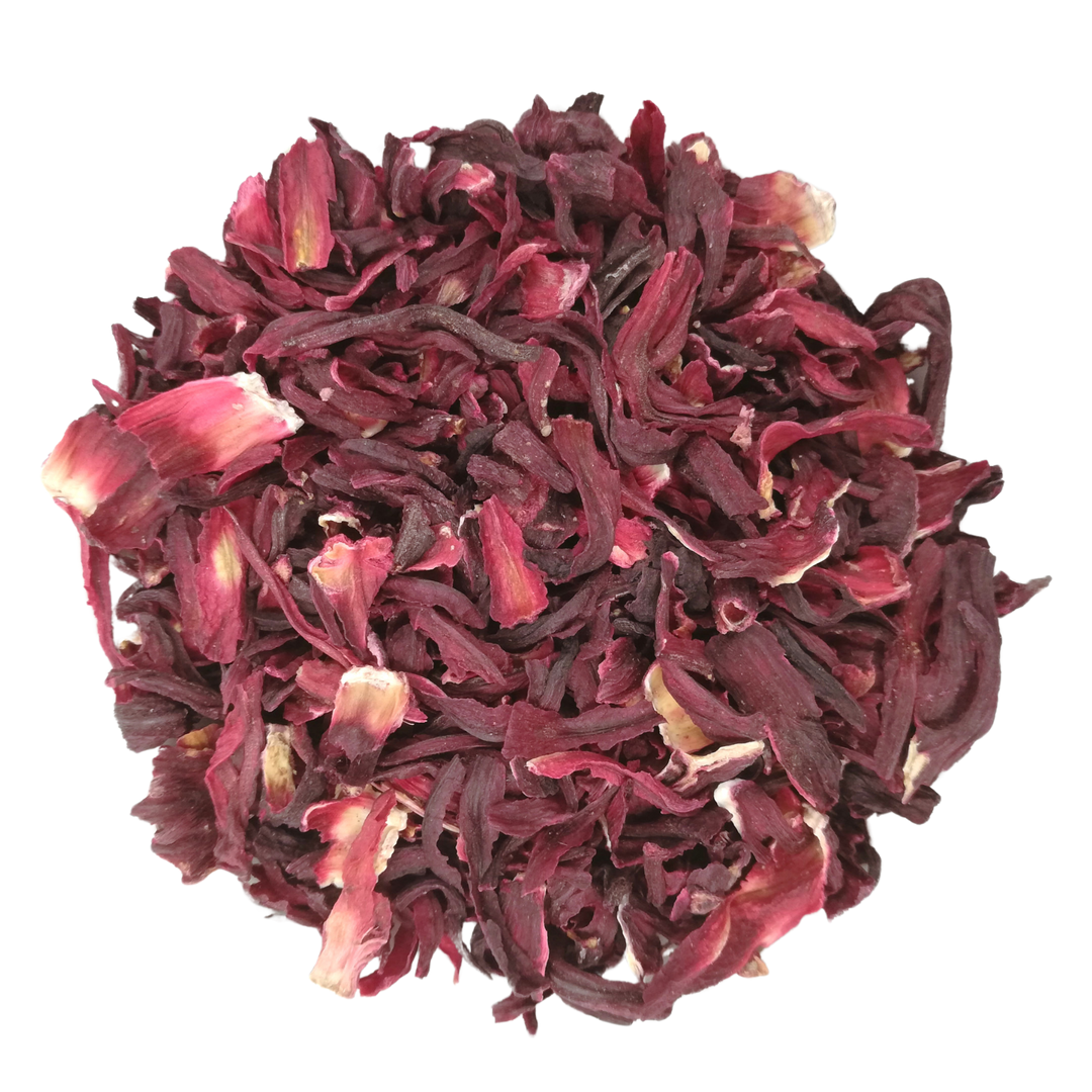 Organic Red Hibiscus Flowers - Hot &amp; Cold