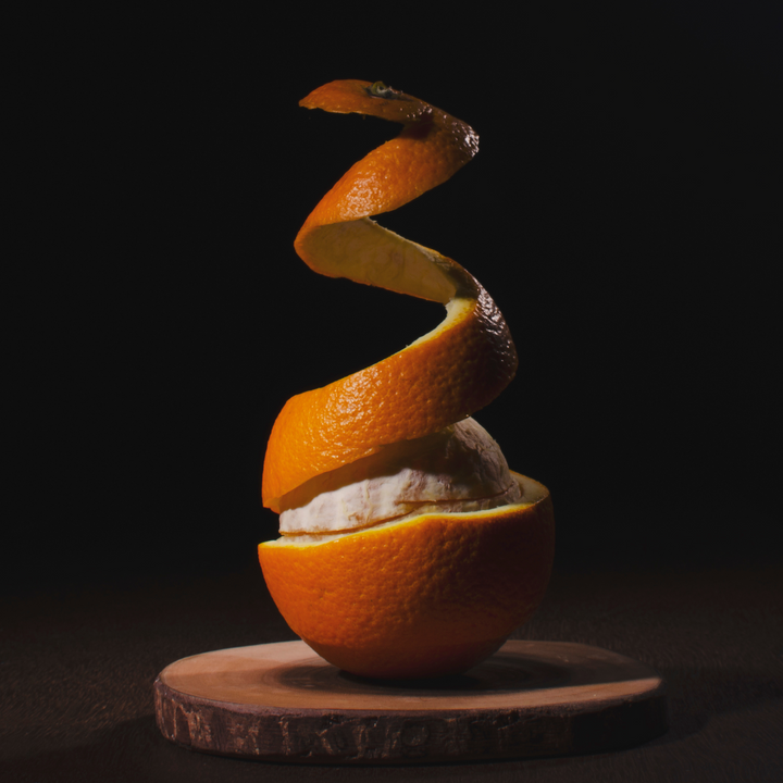 Orangenschalen - Tee & Punsch & Backen