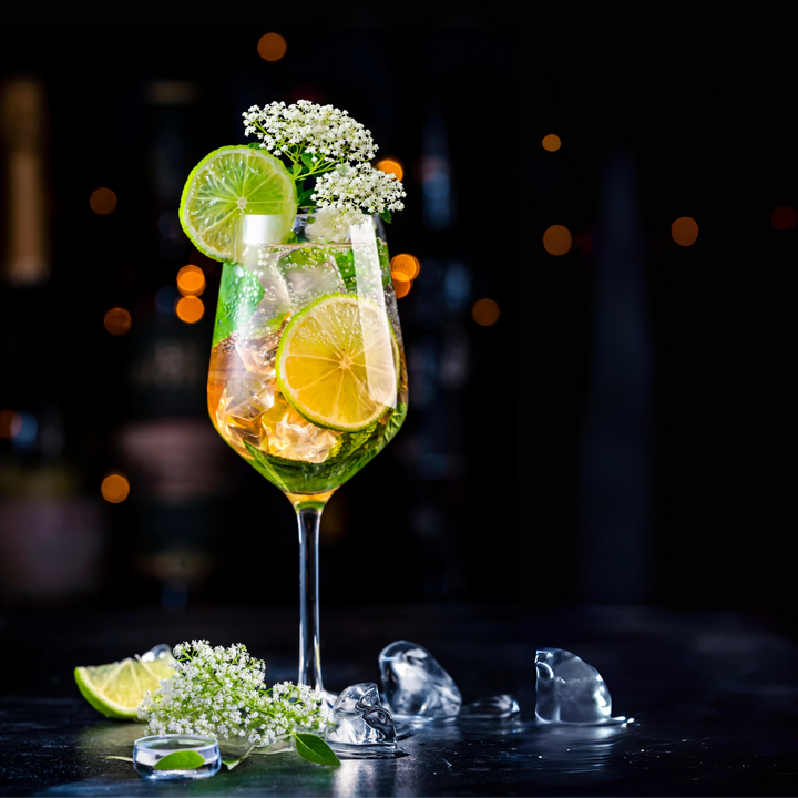 White elderflower tea - elderberry tea
