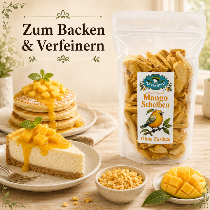 Mango, Scheiben, gefriergetrocknet, 100 % natürlich