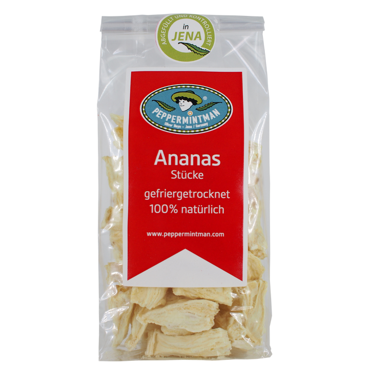 Morceaux d'ananas - lyophilisés. - 100% naturel