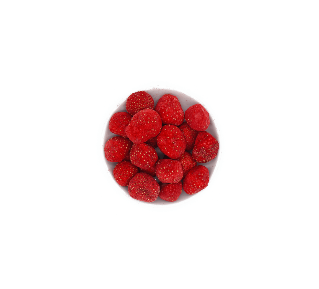 Fraises - fruits entiers - 100% naturelles, lyophilisées