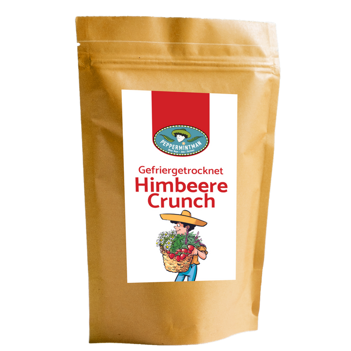 Himbeeren - Crunch - 100 % natürliche Stückchen, gefriergetrocknet