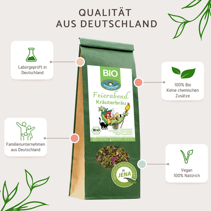 Tisane bio "Infusion d'herbes après le travail"