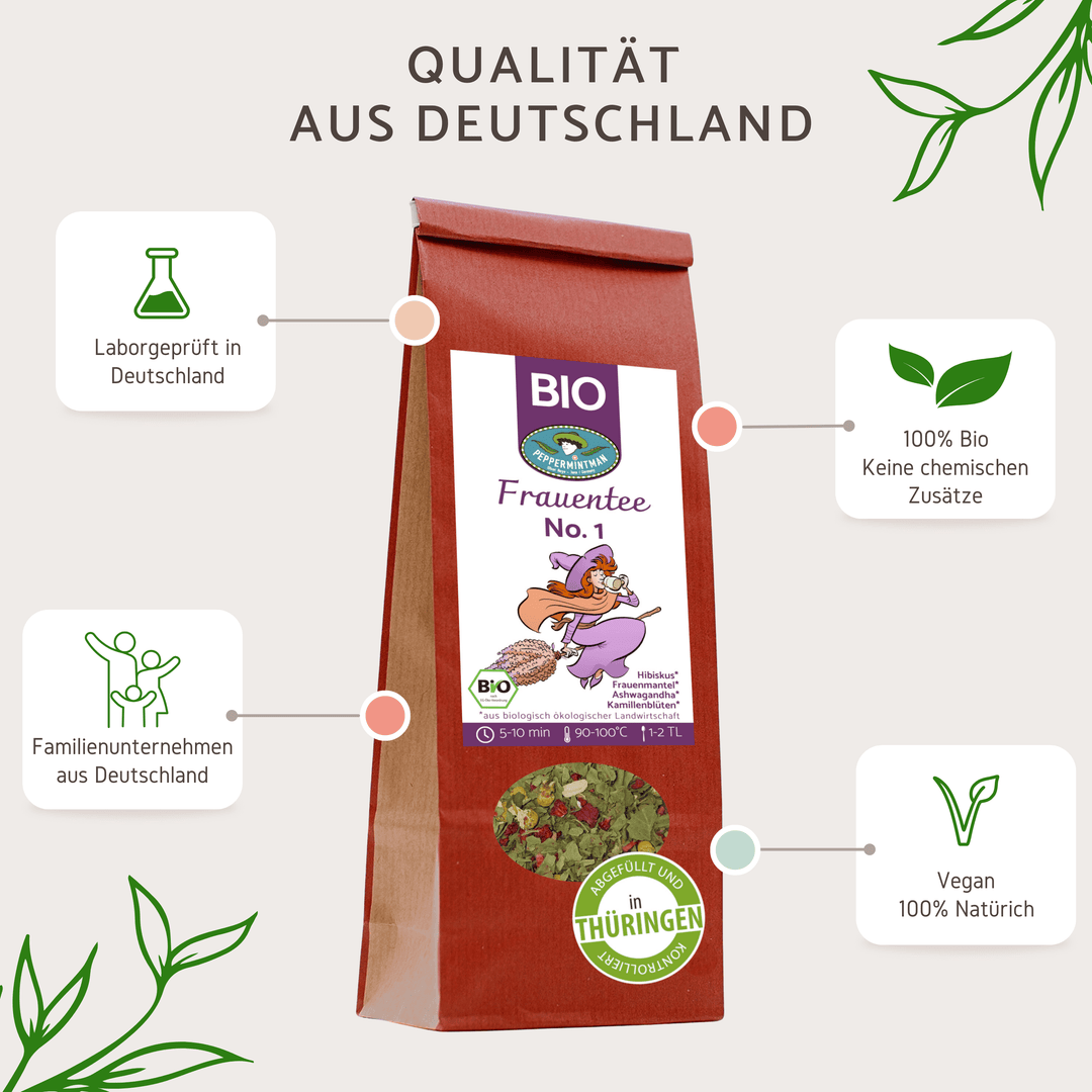 Bio Kräutertee Frauentee No. 1 - Mischung aus traditionellen Kräutern
